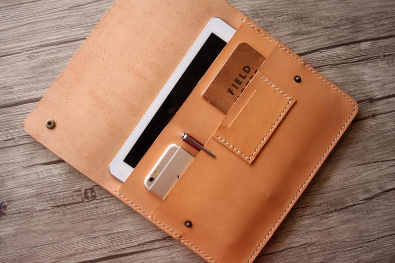 Premium Genuine Leather 13 Inch Laptop Sleeve Case for Lenovo - Protective Cover for Yoga, ThinkPad, IdeaPad - Perfect for Office, Travel & School