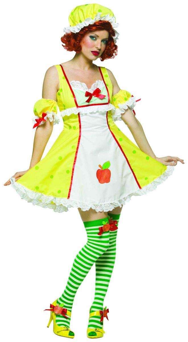 Rasta Imposta Women's Apple Dumpling Costume - Fun Fruit-Themed Outfit for Halloween, Cosplay & Themed Parties