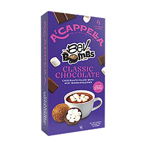 Original Coffee & Hot Chocolate Beverage Bombs - Classic Chocolate Flavor (Pack of 1) | Perfect for Cozy Nights, Gifts & Coffee Lovers | A'cappella Brand