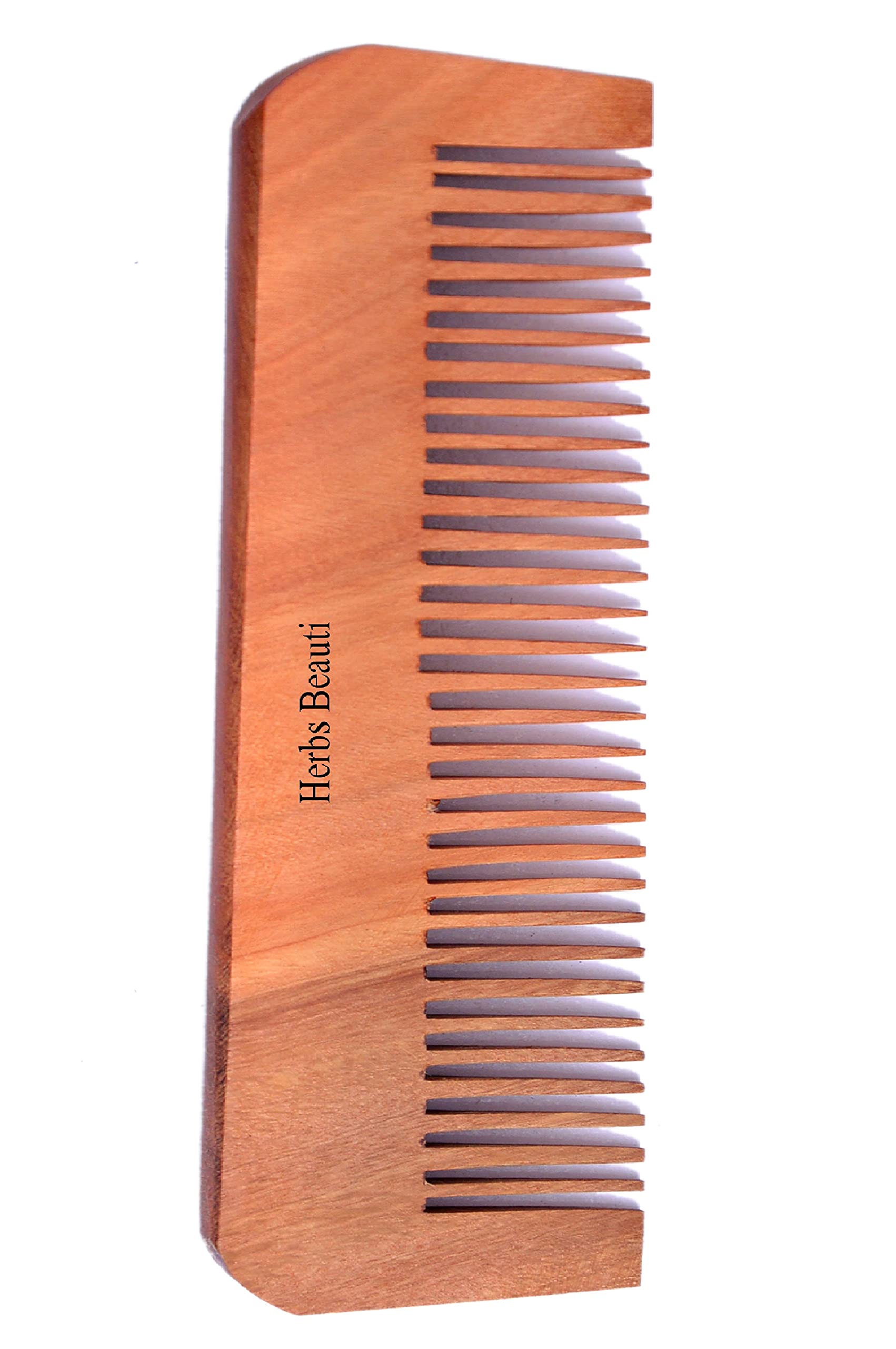 Natural Wooden Hair Comb for Men & Women - Handcrafted Sandalwood Detangling Comb for Smooth & Shiny Hair - Perfect for Daily Use, Travel & Salon Styling