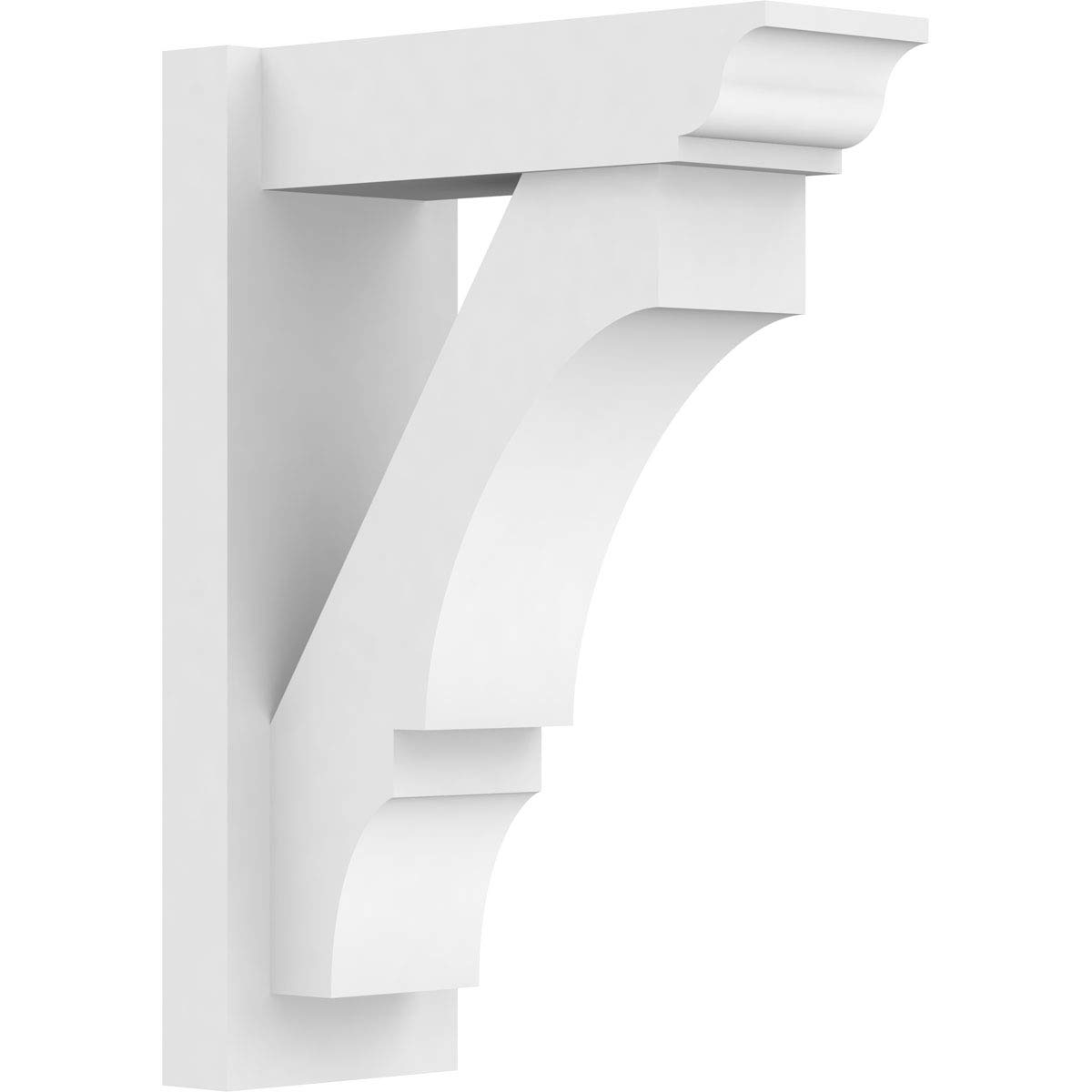 Ekena Millwork Balboa Architectural Grade PVC Outlooker with Traditional Ends - 7
