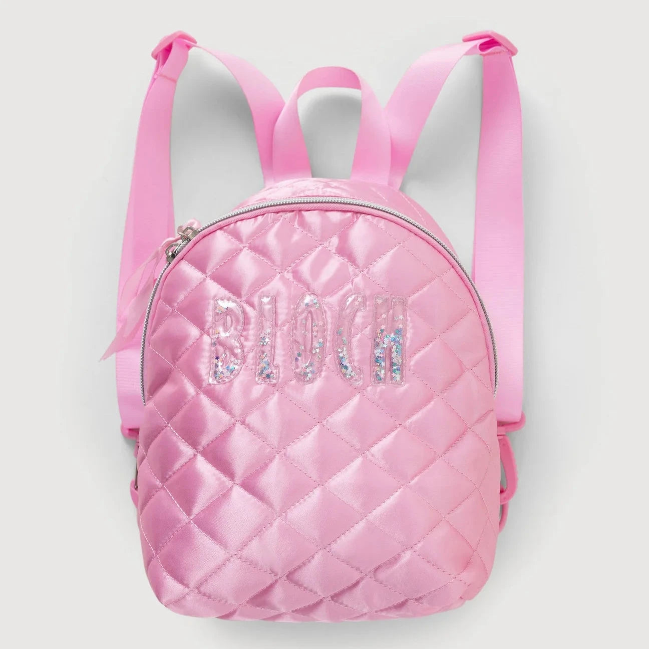 Bloch Candy Pink Primary Satin Backpack - Lightweight Dance Backpack for Ballet, Jazz & Dance Classes - Perfect for School, Studio & Travel