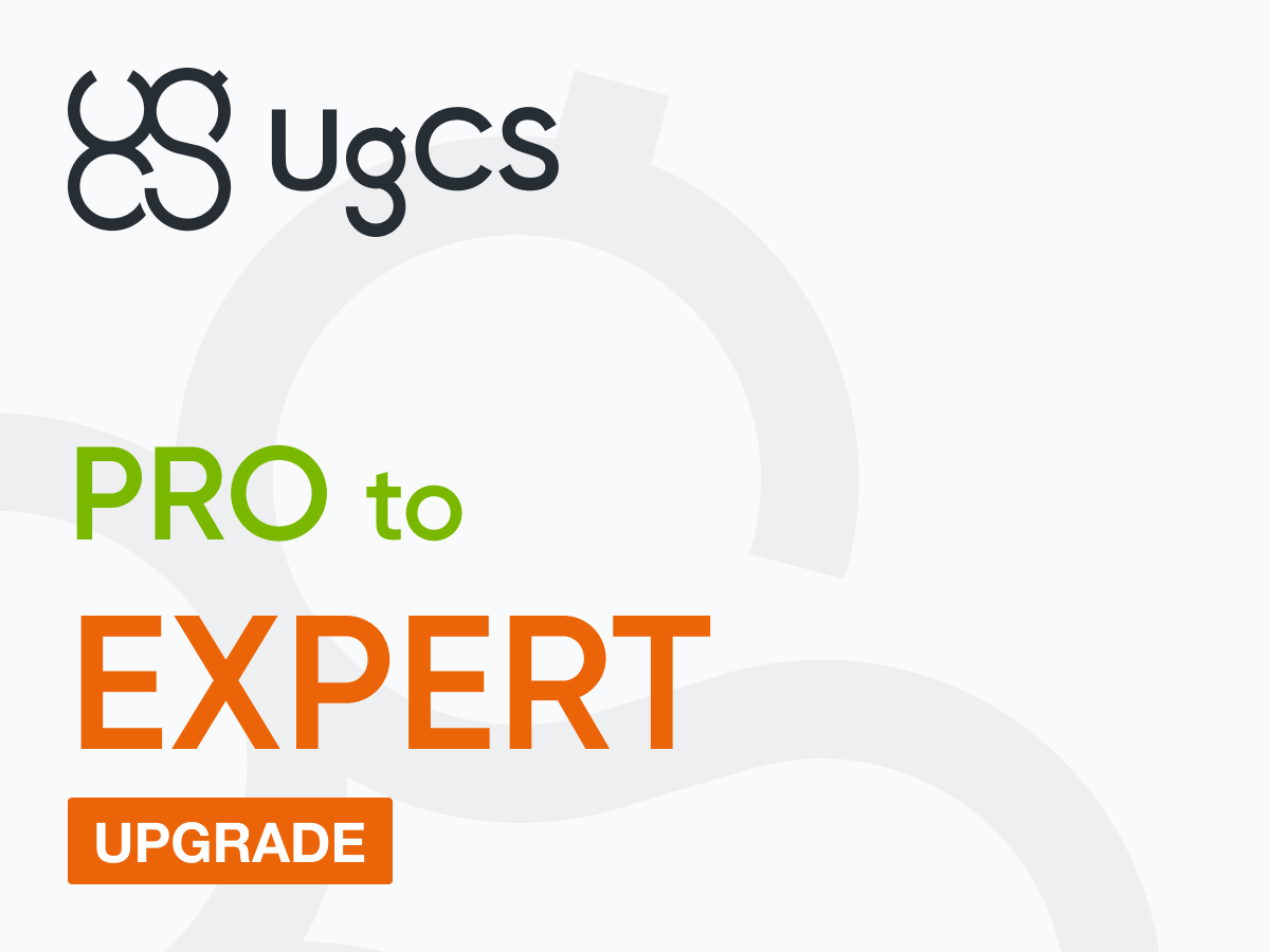 Upgrade UgCS PRO to UgCS EXPERT - Professional Drone Mission Planning Software for Surveying, Mapping & Inspection