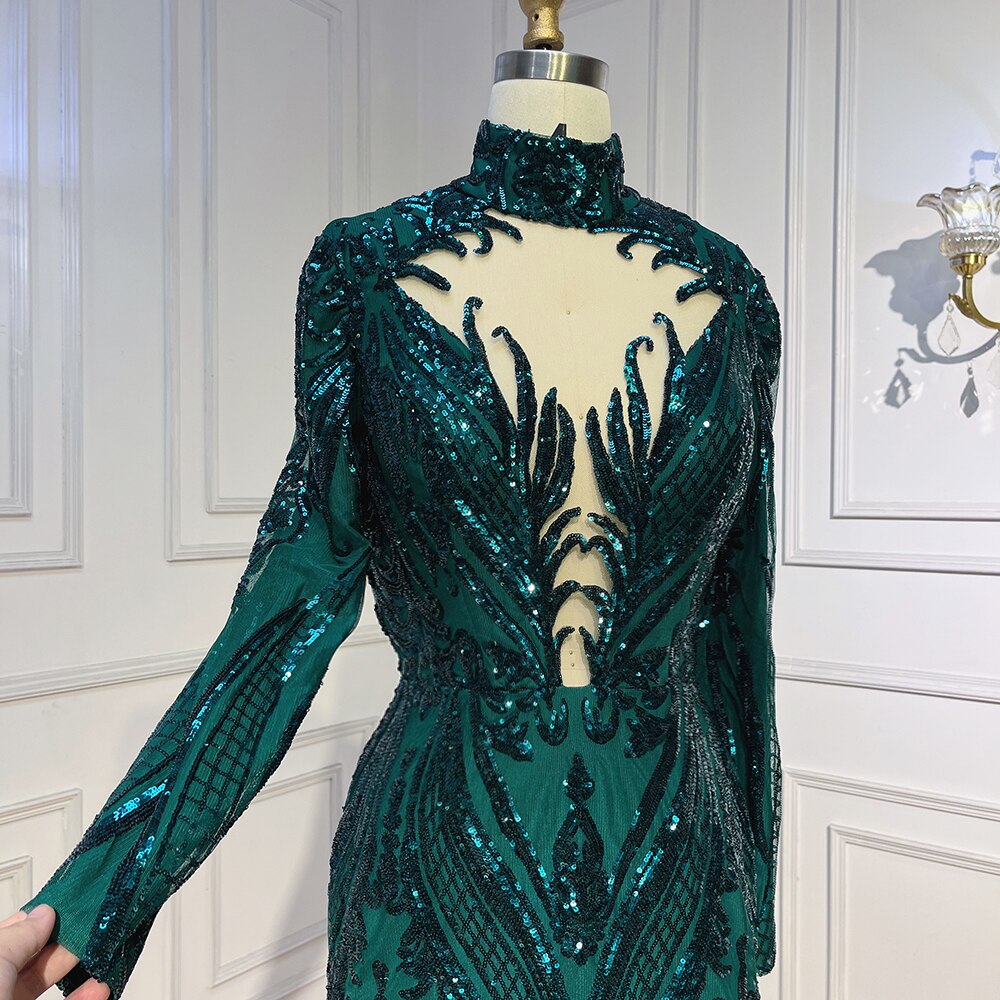 Elegant Long Prom Dresses 2025 - Luxury Sequined Mermaid Gown for Women | Sexy Formal Evening Gown for Black Girl Prom, Gala & Party | Perfect for Homecoming, Quinceañera & Special Occasions