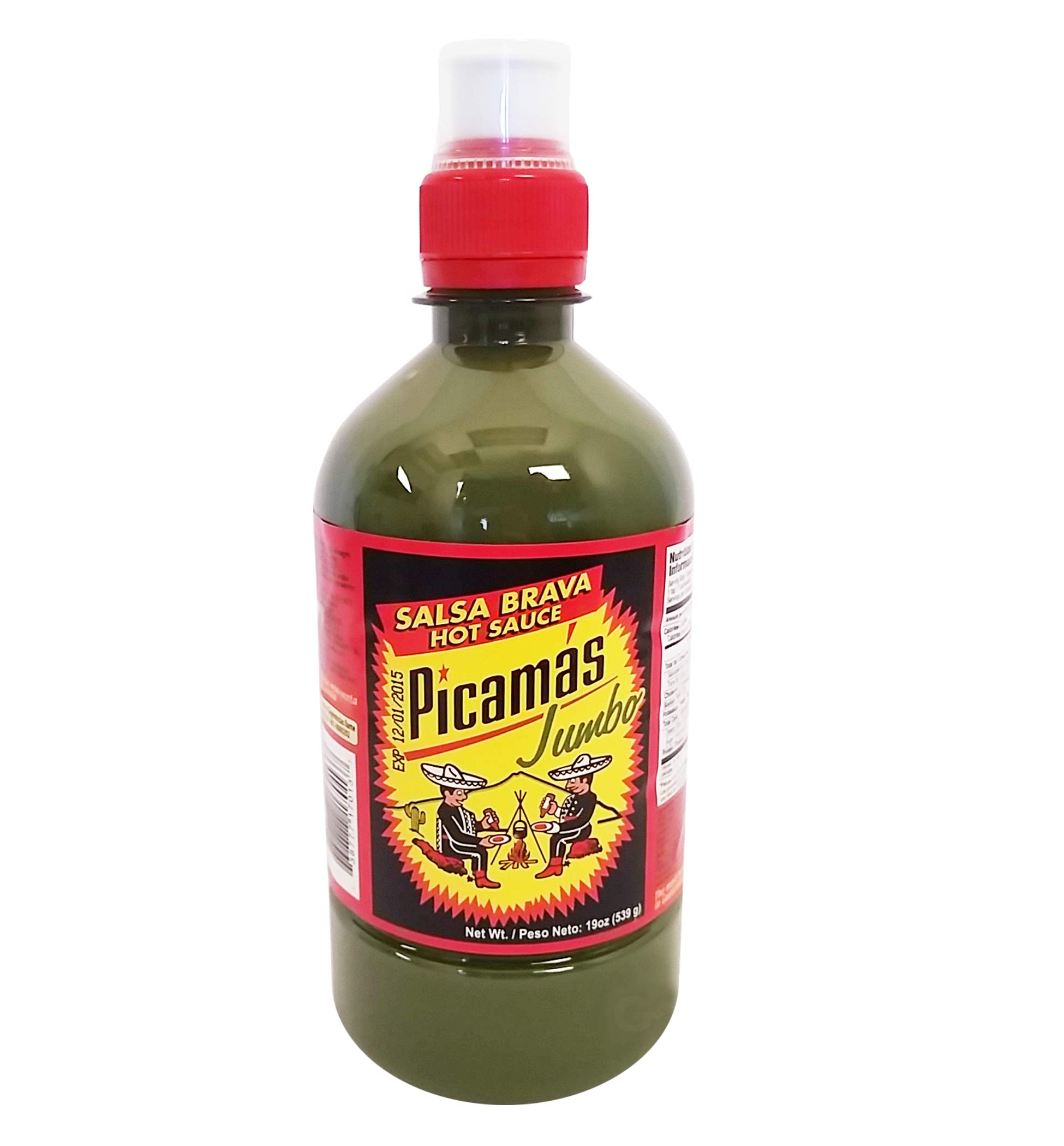 Picamas Hot Sauce - Extra Large 19oz Bottles (Pack of 2) - Premium Mexican Style Hot Sauce for Tacos, Wings & Cooking - Perfect for Spicy Food Lovers & Home Chefs