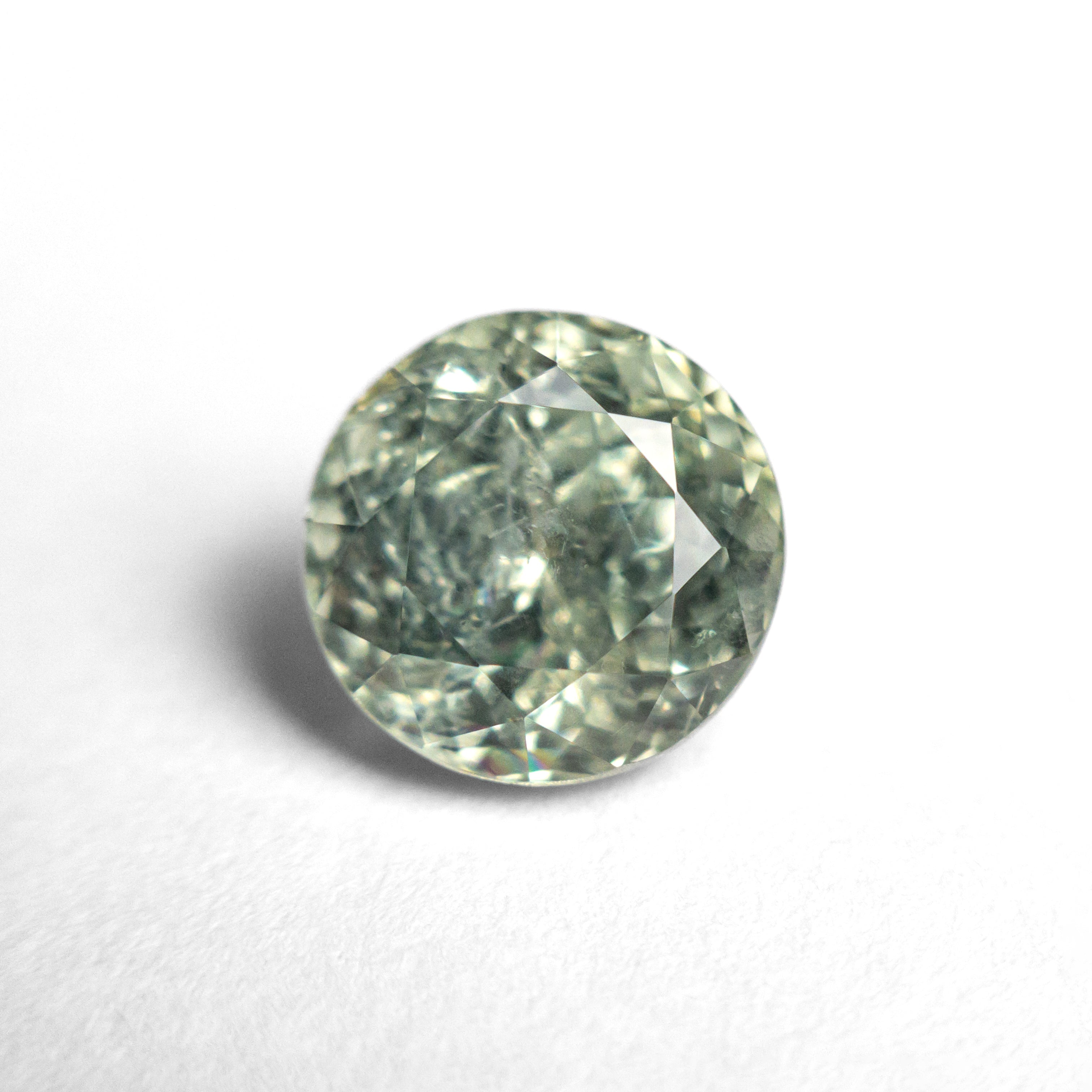 3.54ct Round Brilliant Blue Sapphire - 8.56x8.52x6.19mm Natural Loose Gemstone for Engagement Rings & Fine Jewelry Making