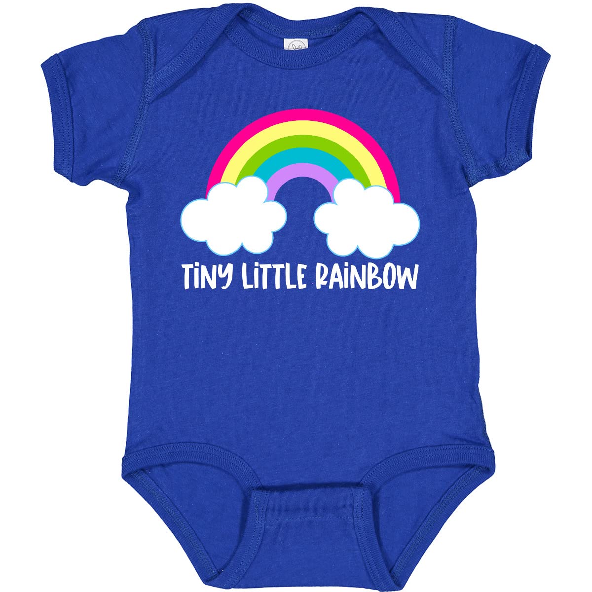 Inktastic Baby Tiny Little Rainbow Baby Bodysuit - Soft Cotton Infant Onesie for Newborns & Toddlers - Perfect for Playdates, Photo Shoots & Everyday Wear