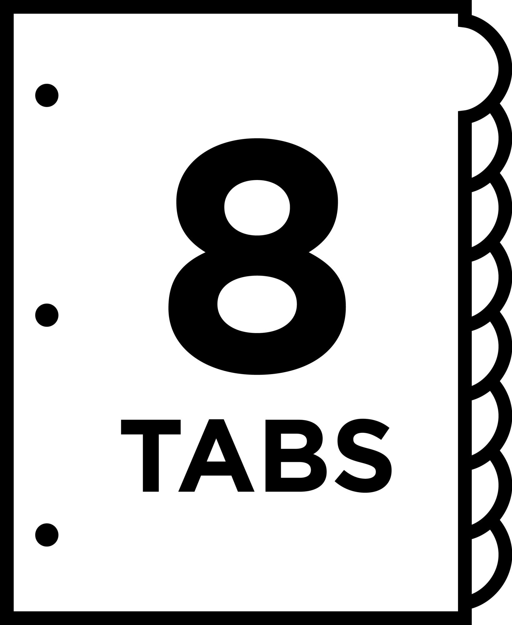 Avery Insertable Style Edge Plastic Dividers for 3 Ring Binders - 8-Tab Sets (24 Pack, 192 Tabs) - White Frosted Design for Office, School & Organization - Durable Binder Accessories for Filing & Document Management