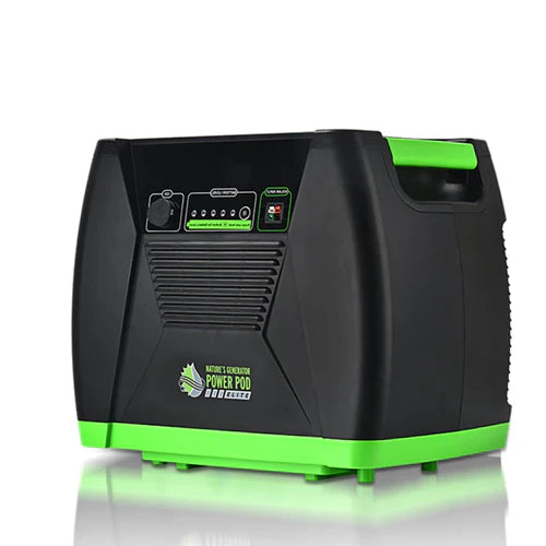 Natures Generator Elite Power Pod - Portable Solar Generator for Camping, Emergencies & Off-Grid Power - 1200W Solar Powered Battery Backup for Home & Outdoor Use