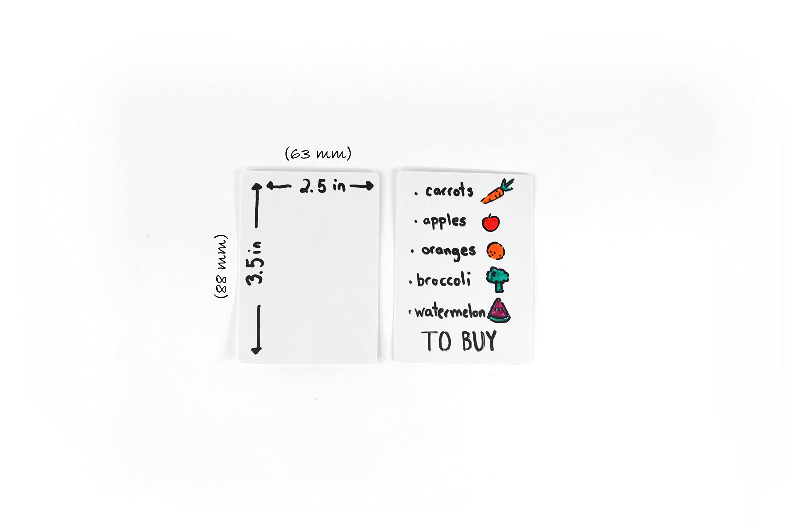 Dry Erase Blank Playing Cards with Storage Box - 2.5