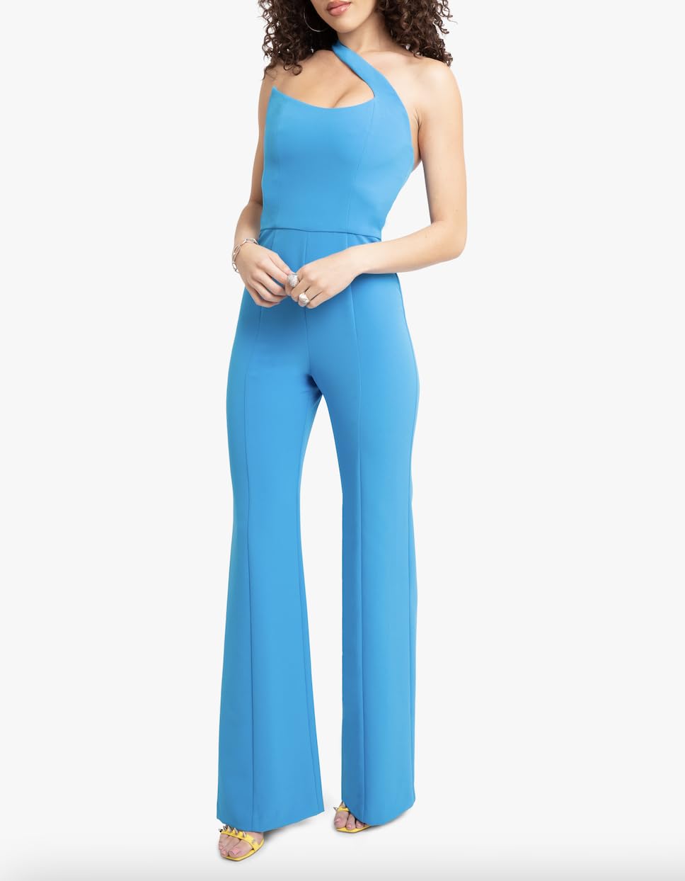 Black Halo Women's Brew Jumpsuit - Stylish One-Piece Romper for Casual Outings, Parties & Summer Wear