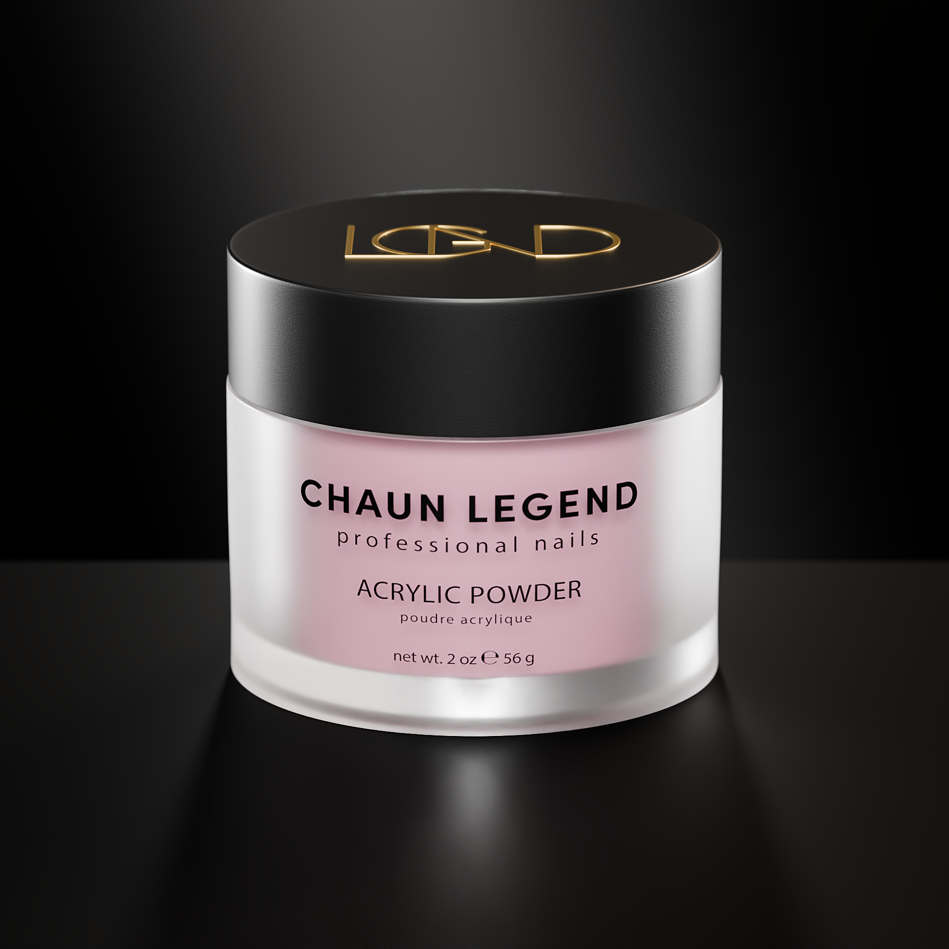 Chaun Legend Acrylic Powder 2oz - 108 Sweet Serenity Nail Dip Powder for Professional Manicure | DIY Nail Art Kit for Home & Salon Use | Perfect for French Tips, Ombre & Glitter Nail Designs