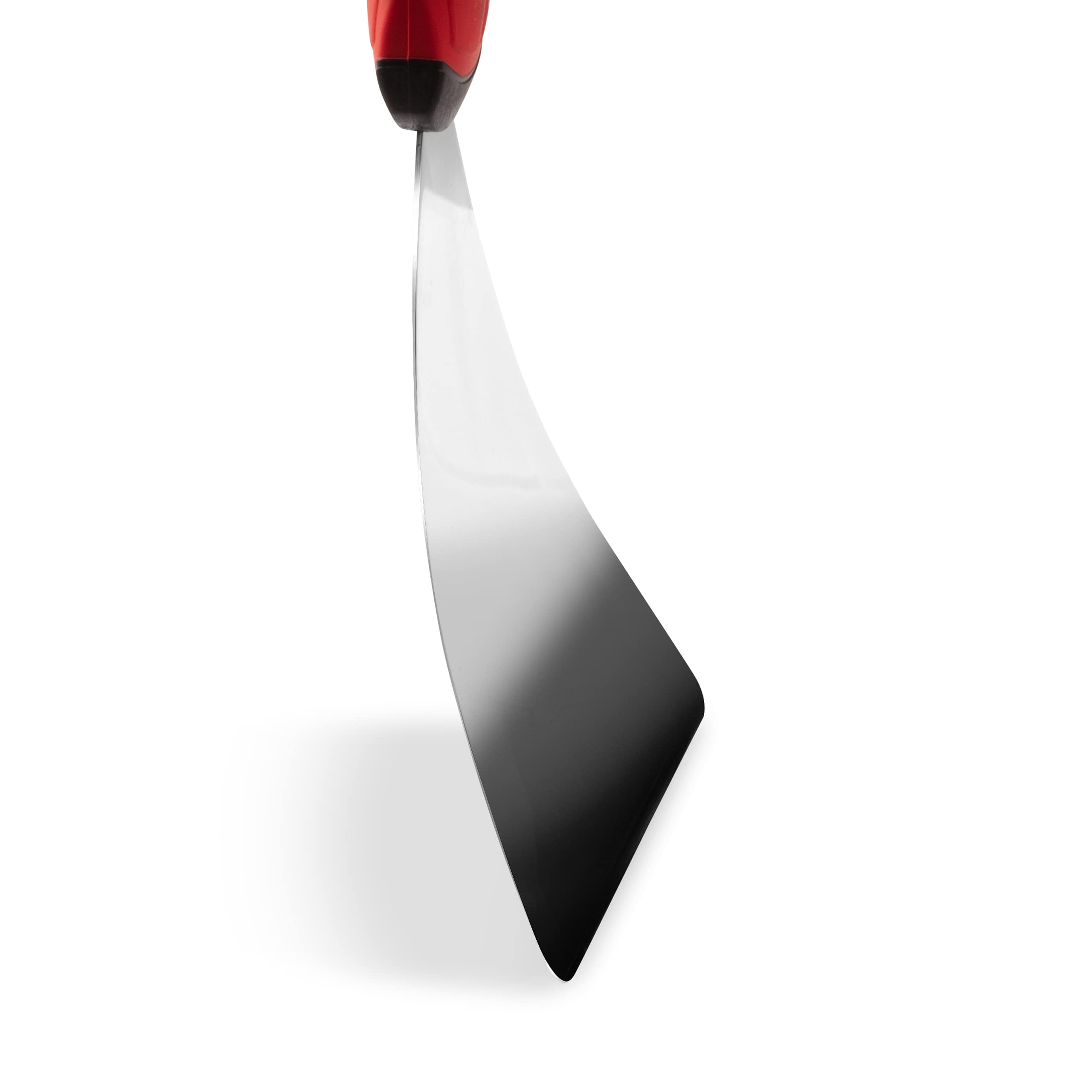 COMENSAL® 120mm Venetian Stainless Steel Joint Spatula - Masonry Trowel, Putty Knife, Paint Scraper - Soft Grip Handle - Made in EU - Perfect for Drywall, Tile Work & DIY Home Renovations