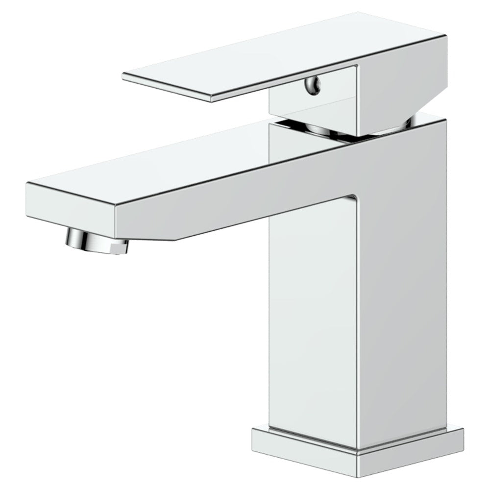 ZLINE North Lake Single Handle Chrome Bathroom Faucet - Modern Waterfall Spout for Sink & Vanity - Perfect for Bathroom Renovation & Luxury Home Decor