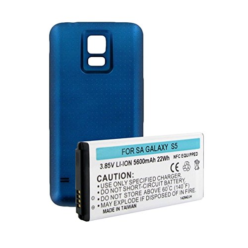 Synergy Digital Empire 5600mAh High Capacity Li-Ion Battery for Samsung SM-G900R7 - Long Lasting Replacement Phone Battery for Extended Use, Travel & Outdoor Activities