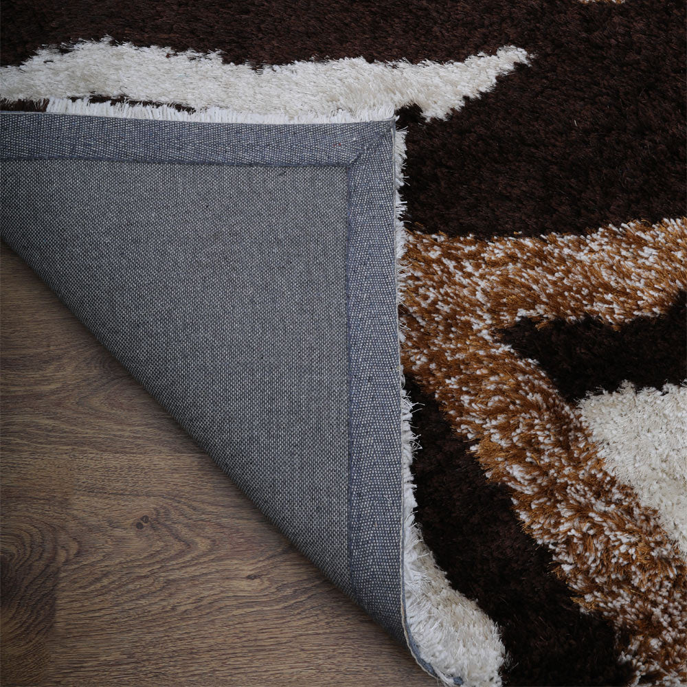 Hand Tufted Wool Area Rug - Soft & Durable Non-Slip Living Room Carpet - Perfect for Bedroom, Nursery, or Office Decor (5'x8', Beige)