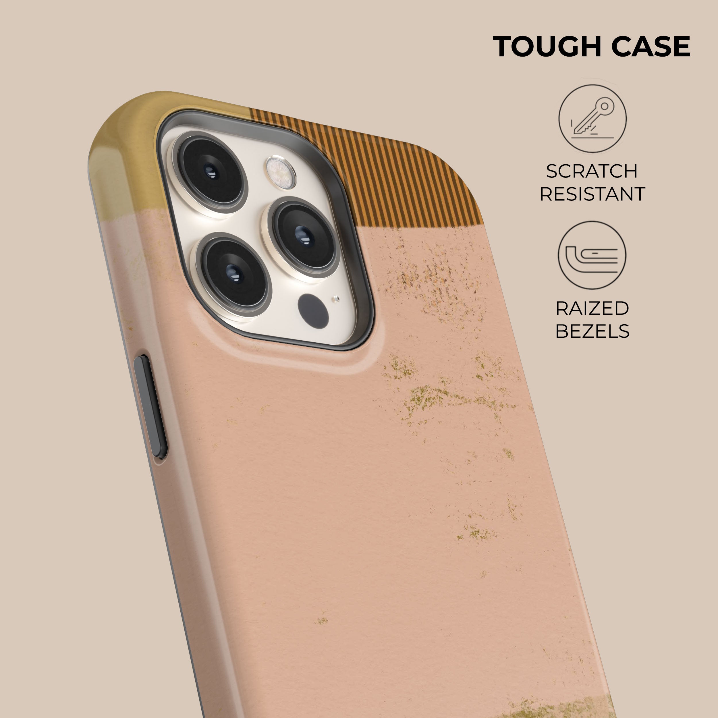 Eco-Friendly Olive Green Organic Phone Case for iPhone & Samsung - Slim Fit, Durable Protection for Everyday Use