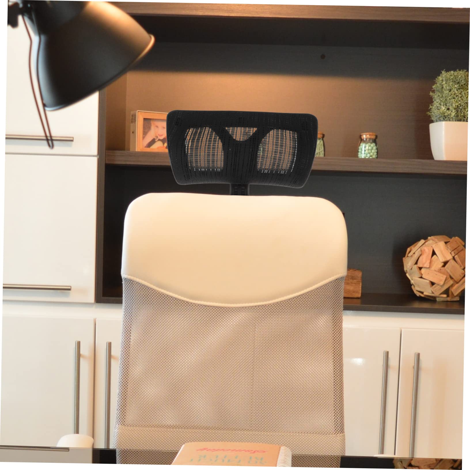Universal Adjustable Headrest for Office Chair - Ergonomic Neck Support Pillow with Height & Angle Adjustment for Executive, Desk & Computer Chairs - Perfect for Long Work Hours & Home Office Comfort