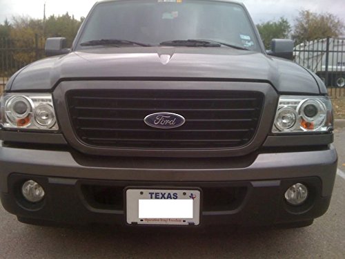 Premium Aftermarket LED Halo Headlights for 2001-2011 Ford Ranger - Black/Clear Lens - Upgrade Your Truck's Style & Night Visibility (Perfect for Off-Roading, Night Driving & Custom Builds)