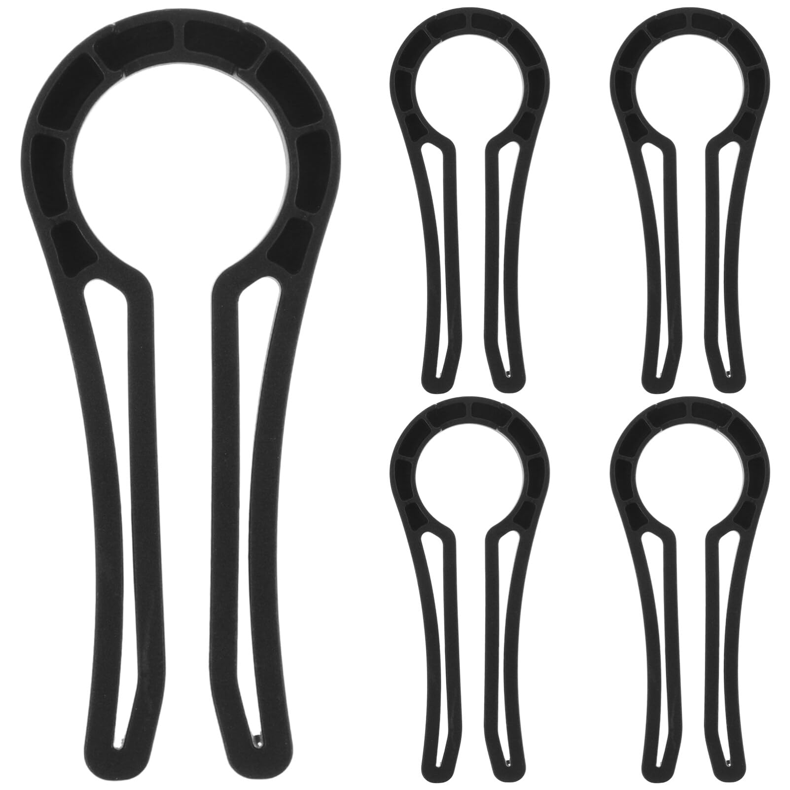 TOYANDONA 5-Piece Stove Knob Locks - Child Safety Oven Knob Guards for Baby and Pet Proofing - Black - Prevent Accidental Gas Stove Turning in Kitchen Safety