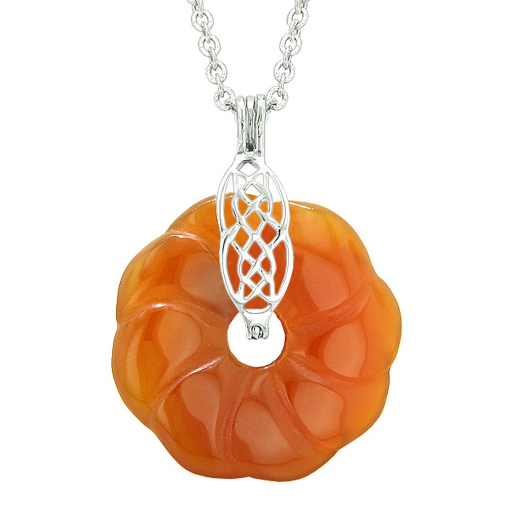 Celtic Shield Knot Protection Amulet Necklace - Lucky Donut Pendant with Ancient Magic Powers | Spiritual Jewelry for Wicca, Pagan Rituals & Everyday Wear