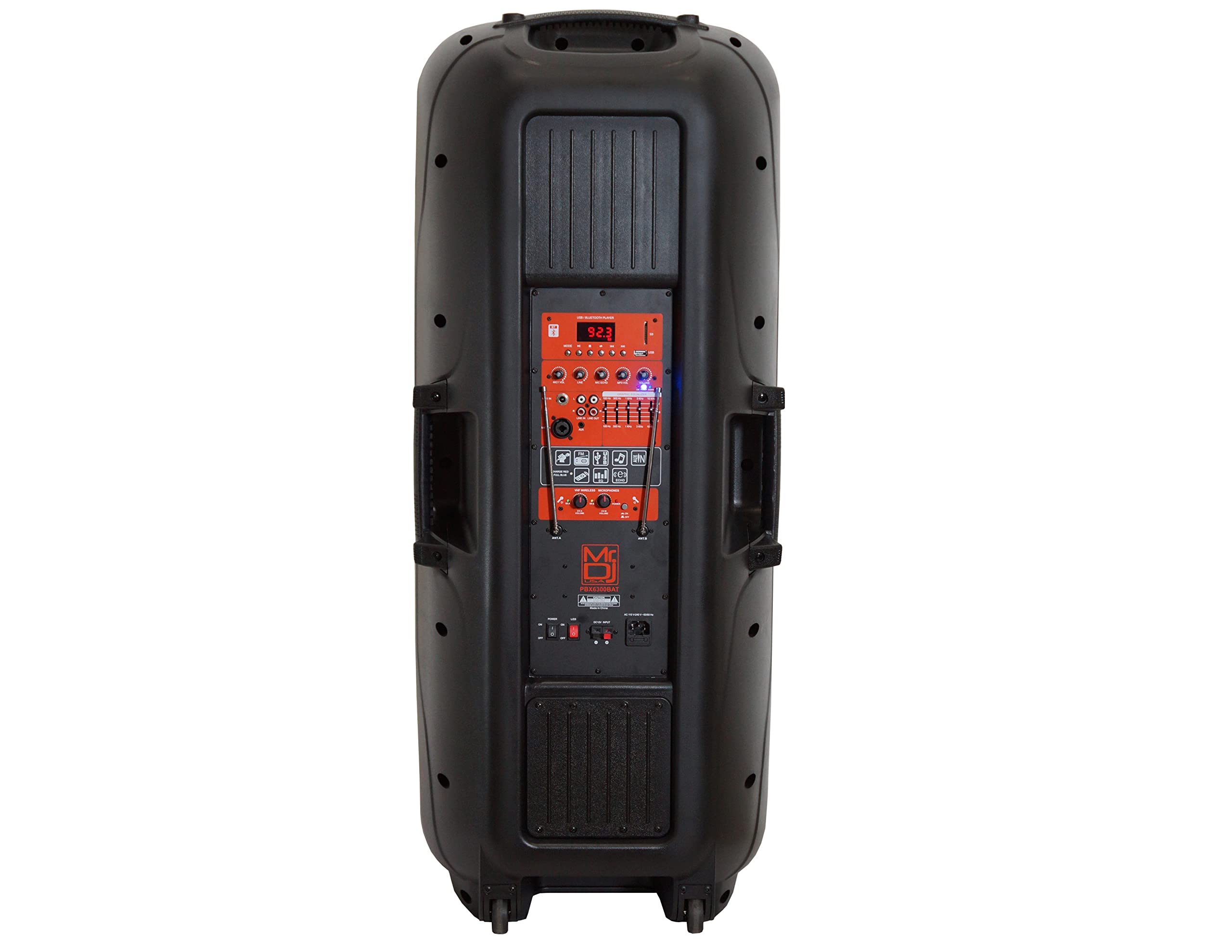 Mr. DJ PBX6300BAT 3-Way Dual 15