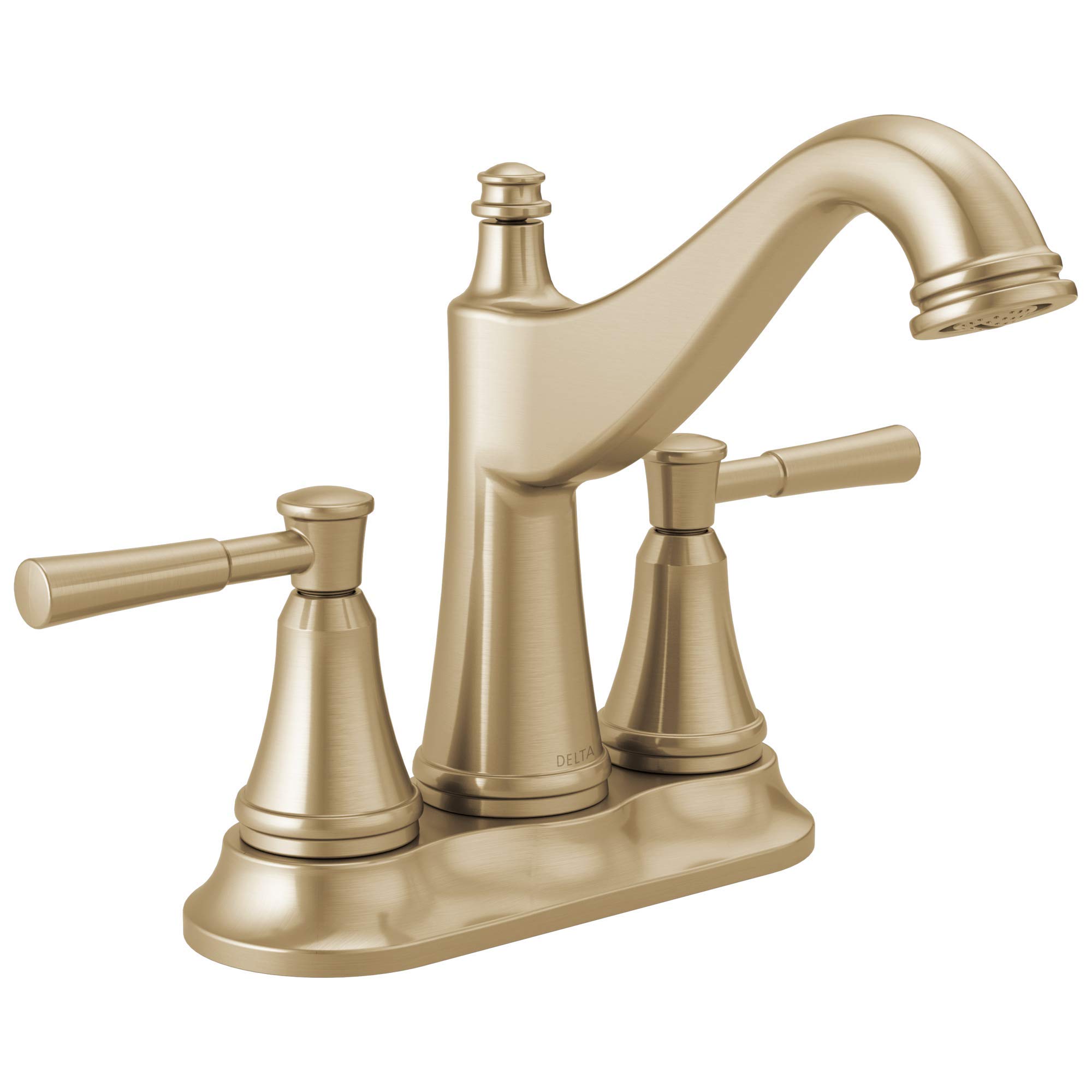 Delta Faucet Mylan Gold Centerset Bathroom Sink Faucet with Drain Assembly in Champagne Bronze (25777LF-CZ) - Perfect for Modern Bathroom Renovations and Home Upgrades