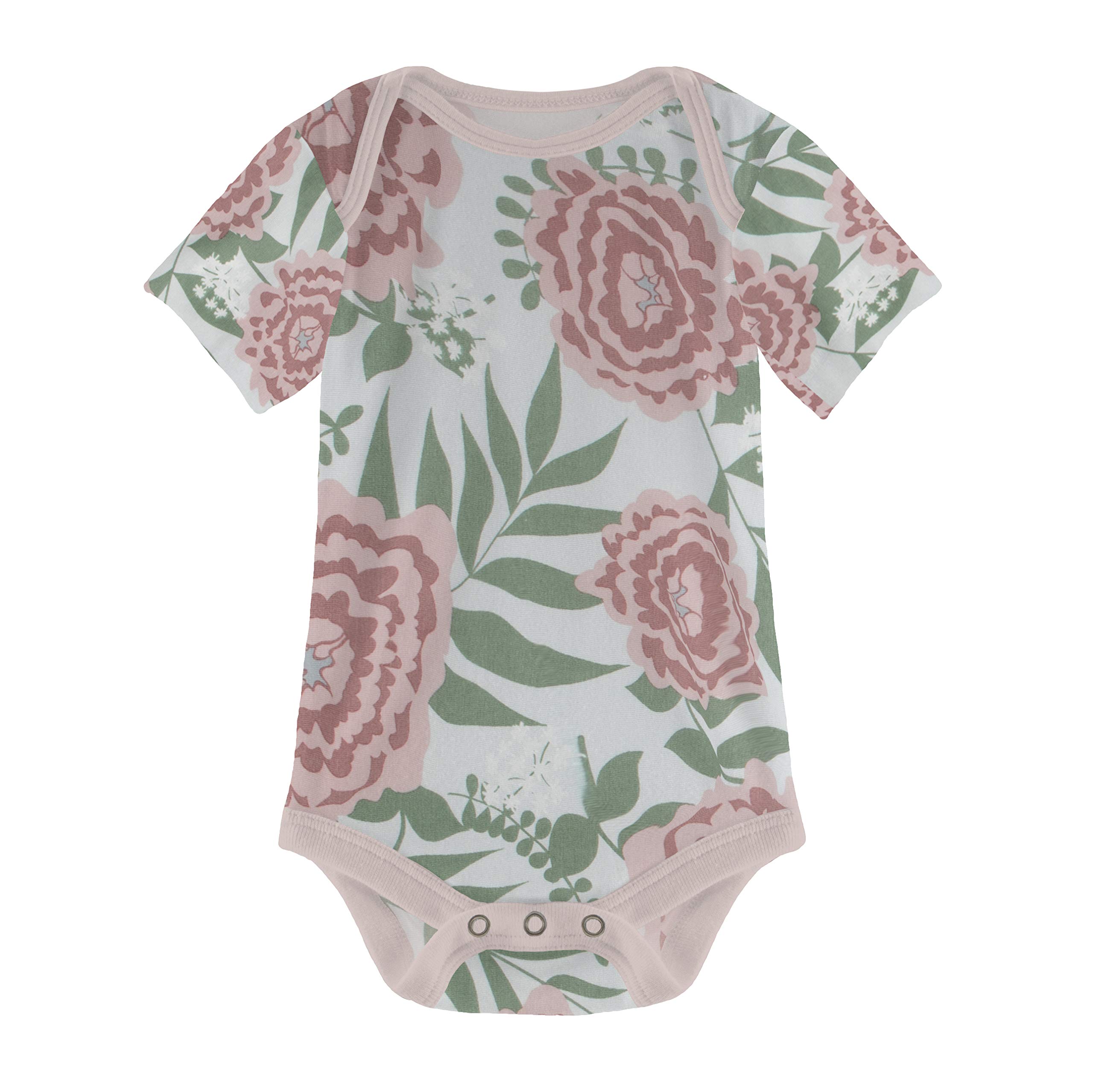 Soft Viscose Baby Bodysuit - KicKee Pants Short Sleeve One-Piece for Boys & Girls | Comfortable & Breathable for Playtime, Daycare & Everyday Wear