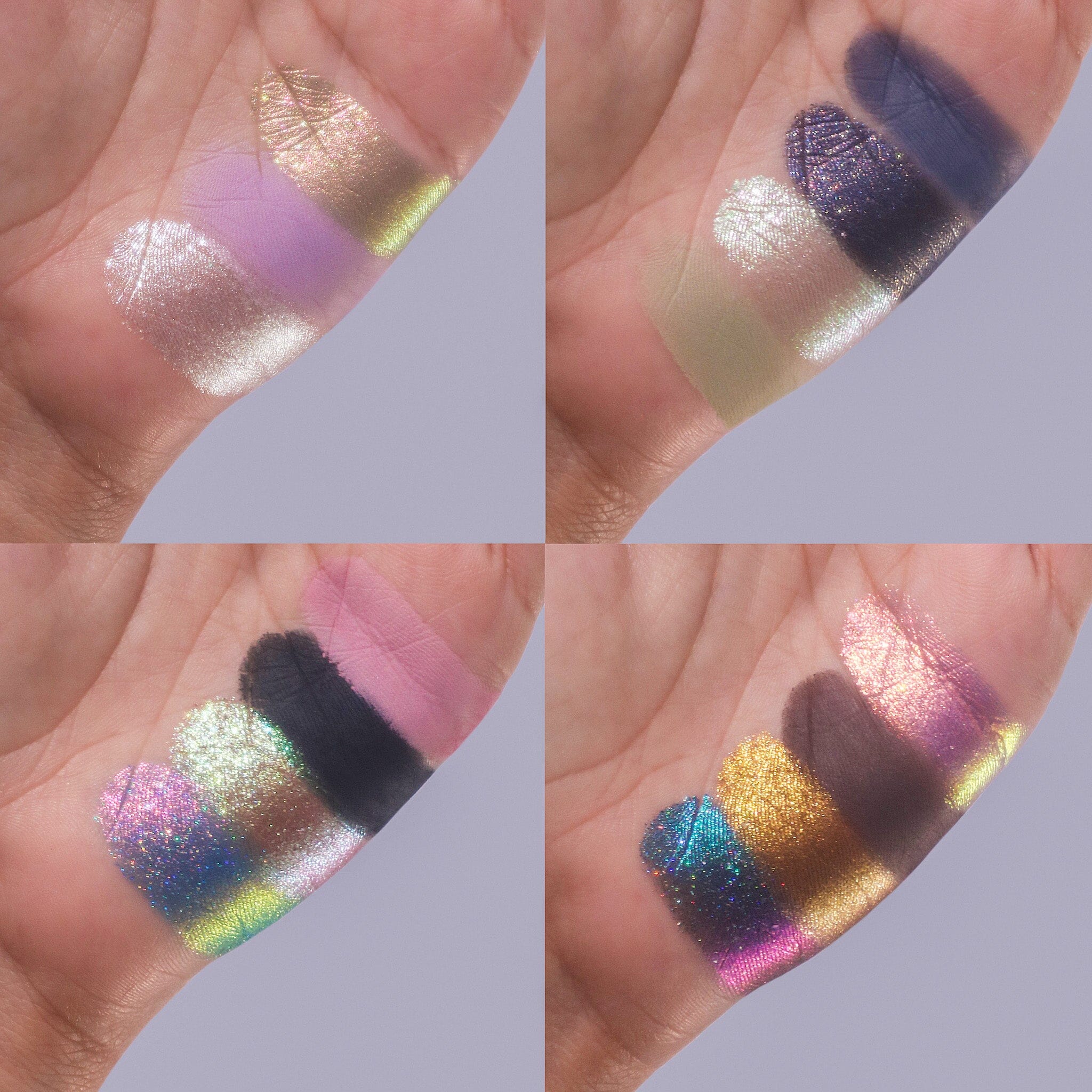 Emo Eyeshadow Palette - 12 Highly Pigmented Matte & Shimmer Shades for Bold & Dramatic Makeup Looks | Perfect for Goth, Punk & Alternative Styles