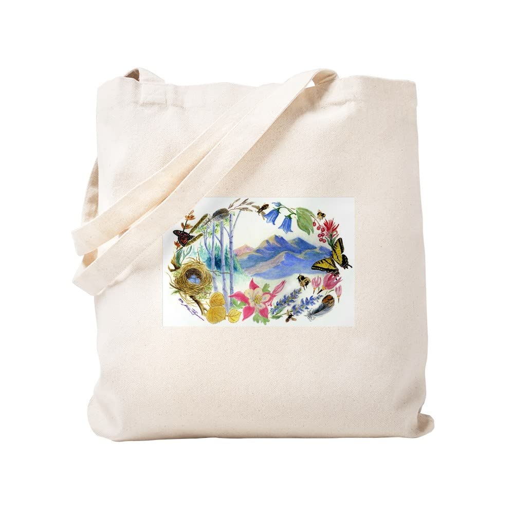 Nature Watercolor Tote Bag - Eco-Friendly Reusable Canvas Shopping Bag for Groceries, Beach & Daily Use | CafePress