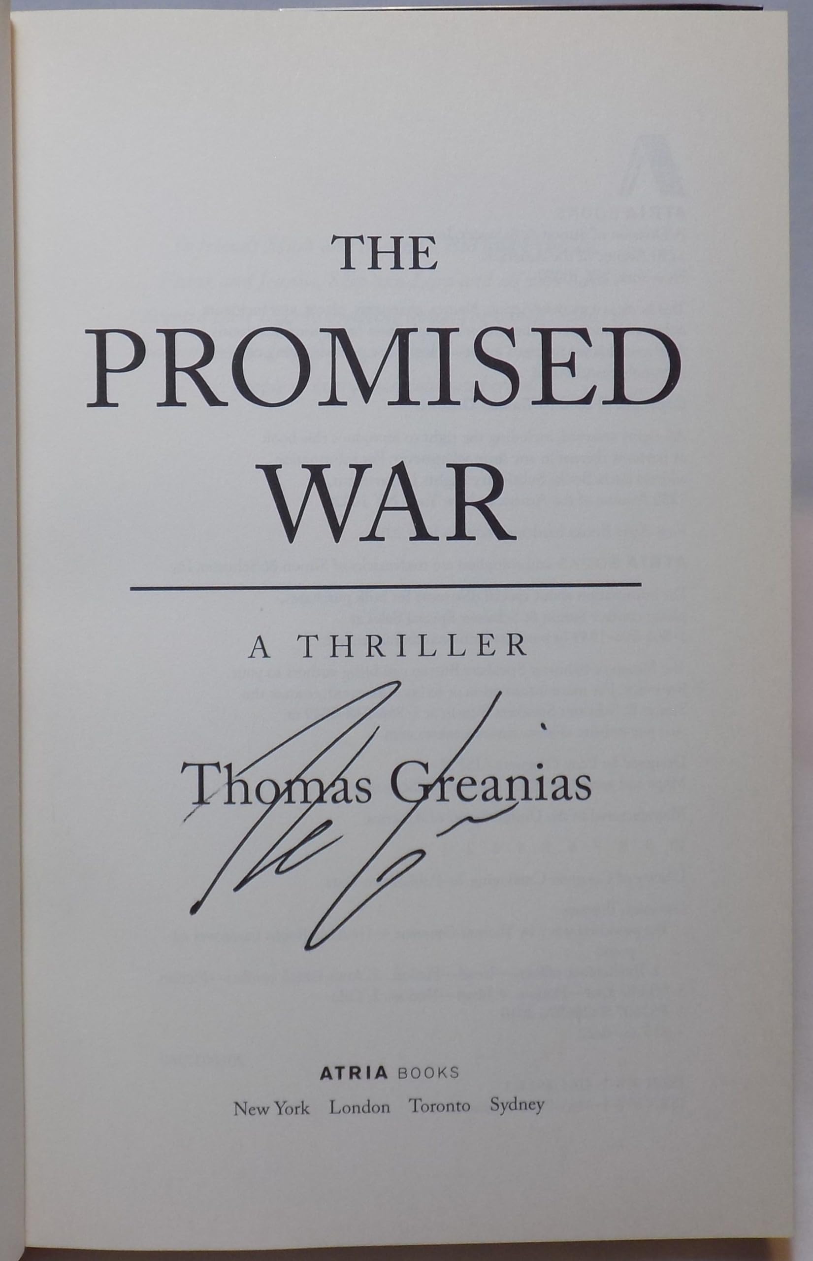 The Promised War: A Gripping Military Thriller Novel - Perfect for Action Lovers & Book Club Discussions