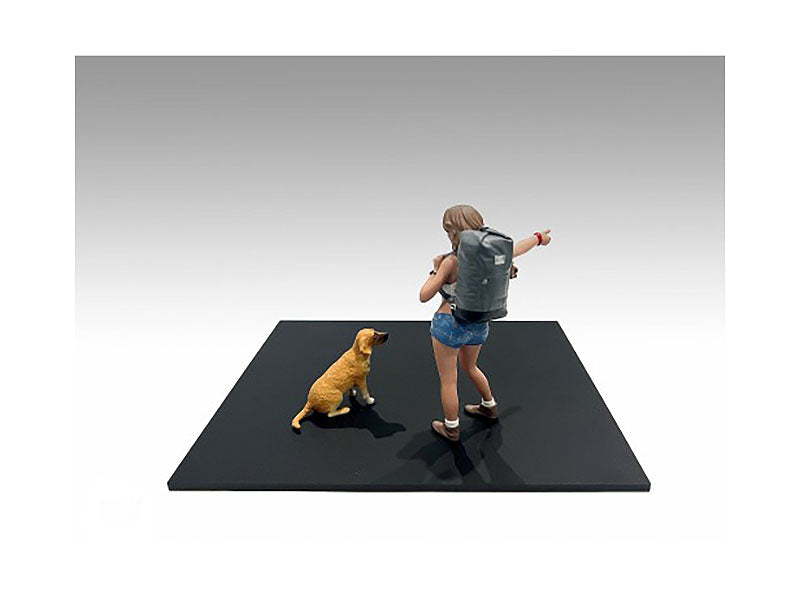 American Diorama 1/18 Scale Model Figure 705 Set - 2 Piece Figure18 Series 1 Collection for Car Display, Diorama Scenes & Model Train Layouts