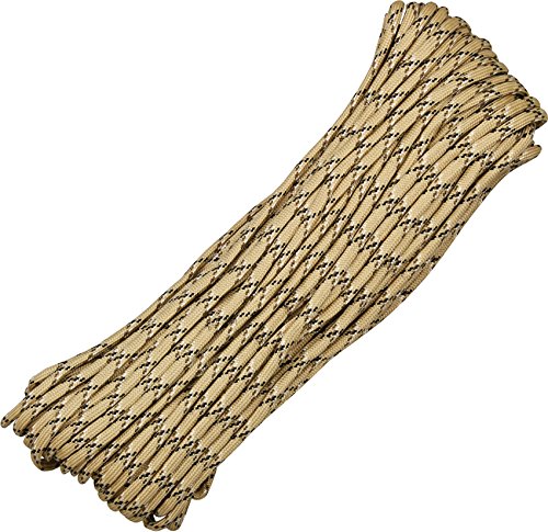 Premium Marbles Parachute Cord - 550 Paracord Rope in Desert Camo Pattern | Survival Gear, Outdoor Camping, Hiking & Emergency Preparedness