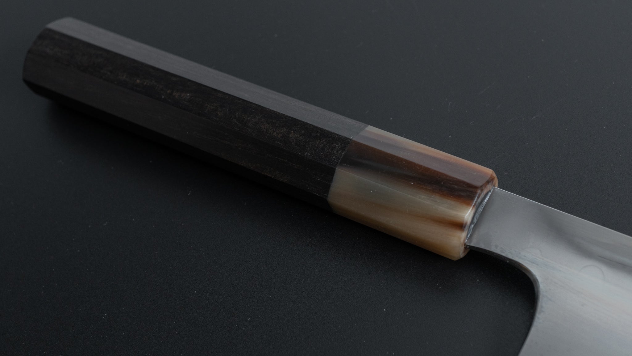 Hitohira Togashi Yohei Blue #2 Mizu Honyaki Gyuto 240mm Japanese Chef Knife with Taihei Ebony Handle & Saya - Perfect for Sushi, Sashimi, and Precision Meat Cutting