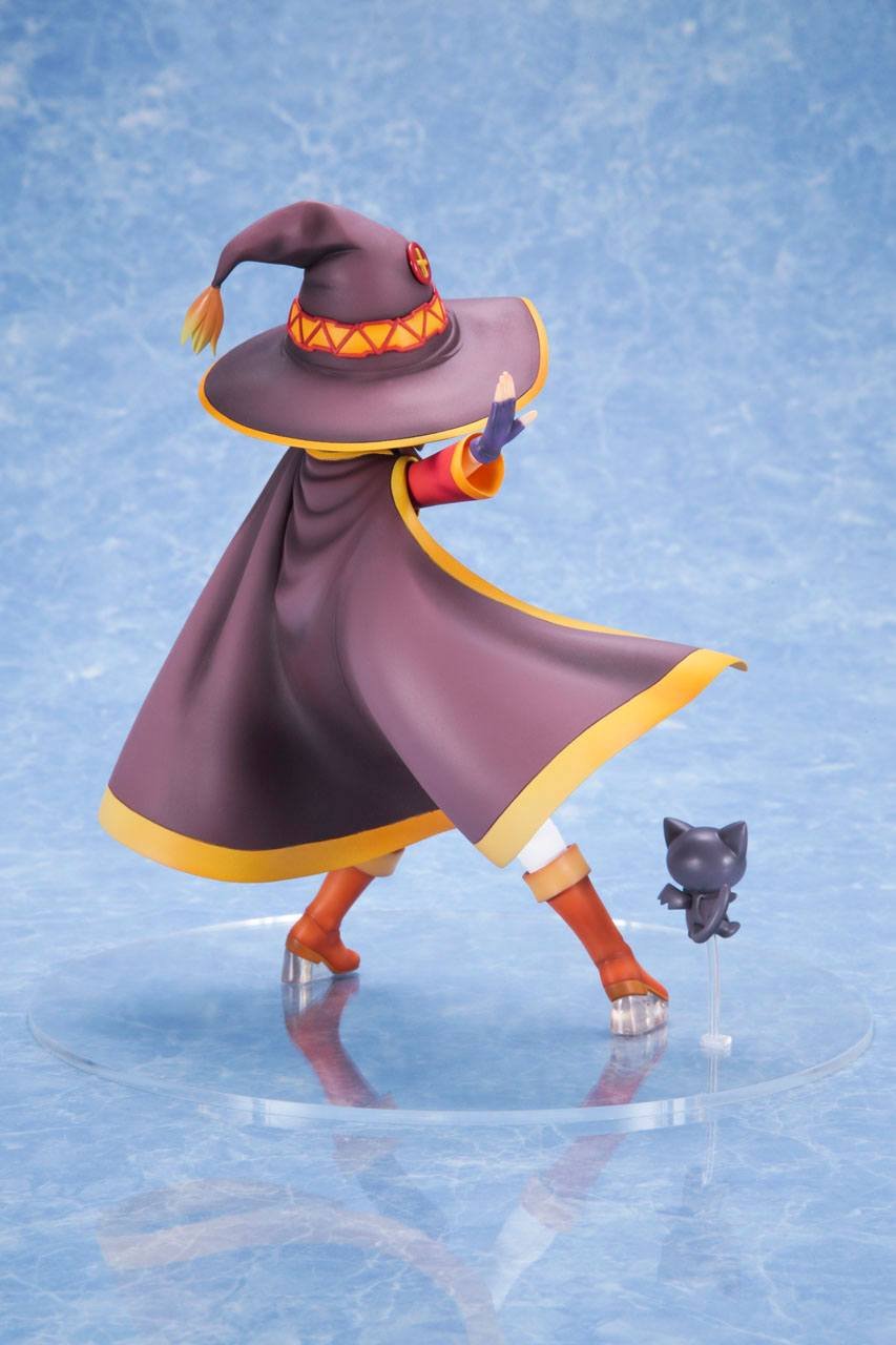 Bellfine Konosuba Megumin 1/8 Scale PVC Anime Figure - Cute Collectible Statue for Anime Fans | Perfect for Display in Home, Office, or Gaming Room