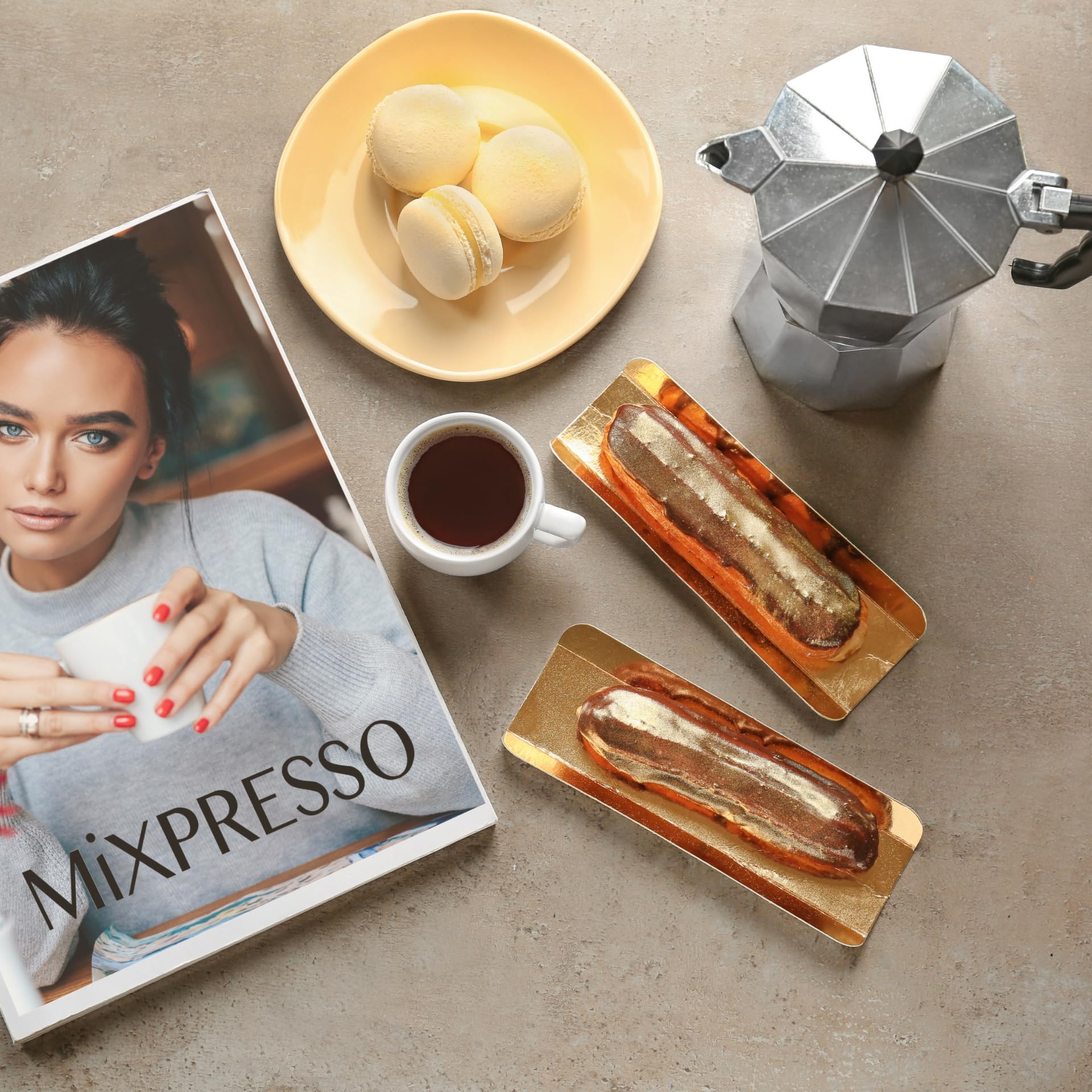 Mixpresso 3-Cup Stovetop Espresso Maker - Italian Moka Pot for Gas & Electric Stoves, Perfect for Home, Office & Camping - Brews 5oz Rich Cuban Coffee & Espresso
