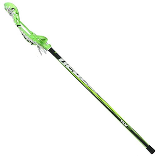 deBeer Lacrosse Spire Full Stick FLX Handle Gripper with PRO-S Pocket - High Performance Lacrosse Stick for Men & Women - Perfect for Field Play, Training & Competitive Games