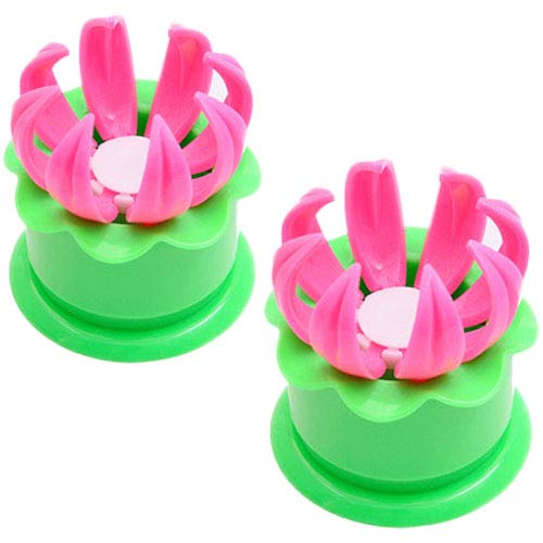 Linshing Manual Steamed Bun Maker - 2-Piece Colorful DIY Dumpling Mold Kit for Homemade Baozi & Dim Sum | Perfect for Asian Cooking, Party Snacks & Family Meal Prep