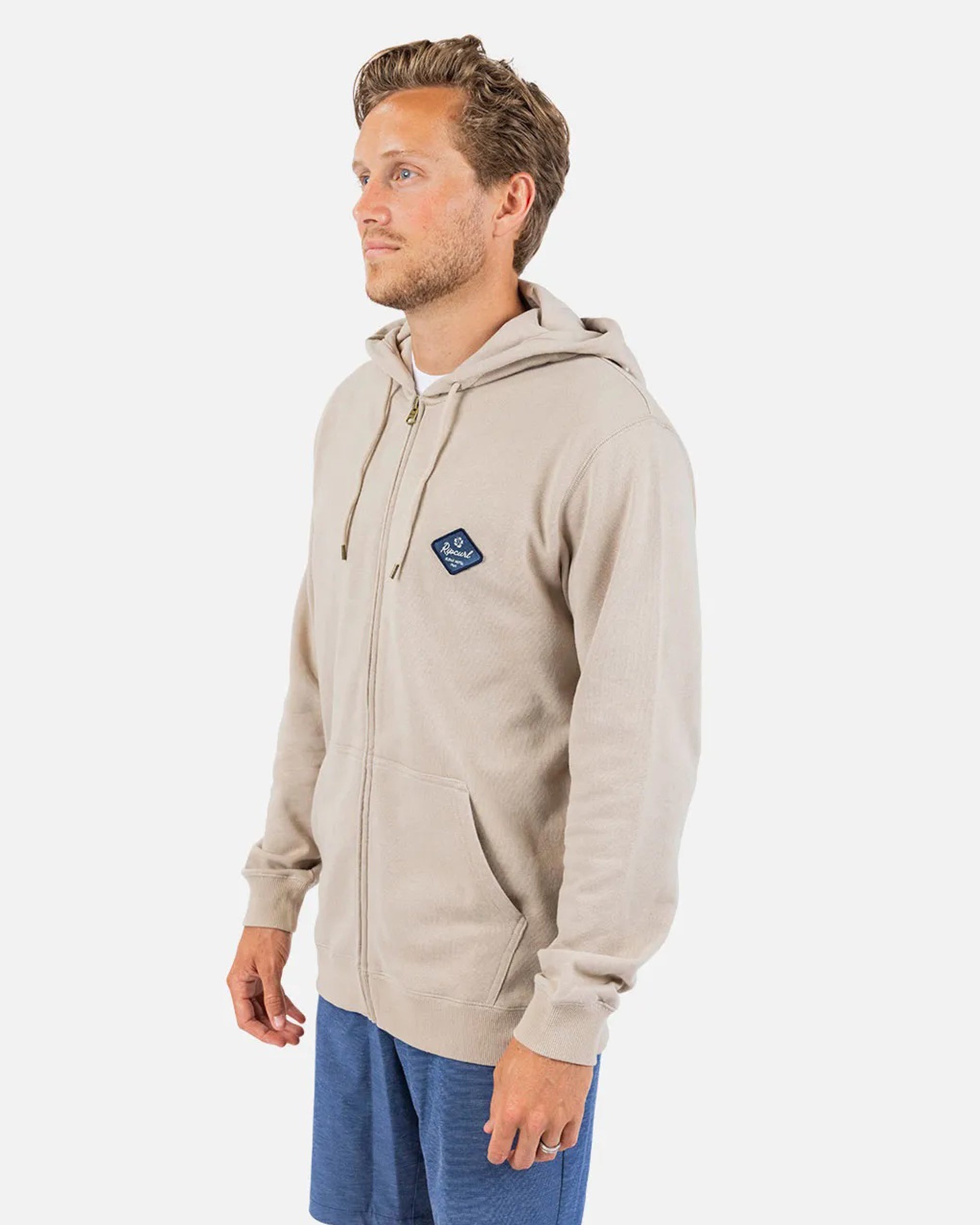 Aloha Hotel Zip Thru Hoodie - Comfortable Hawaiian Print Pullover Sweatshirt for Men & Women - Perfect for Beach Vacation, Lounging & Casual Outings