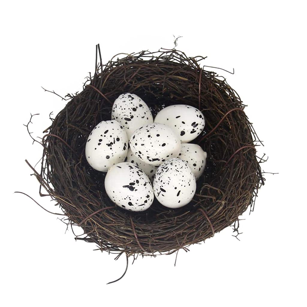 20 Pcs Easter Craft Eggs - Fake Foam Bird Eggs for Kids DIY, Home Decor, Party Favors | Safe & Eco-Friendly Easter Basket Fillers, Spring Classroom Activities, Holiday Table Centerpieces