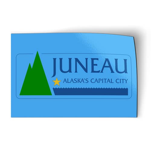 Juneau Alaska Flag Stickers & T-Shirts - 3