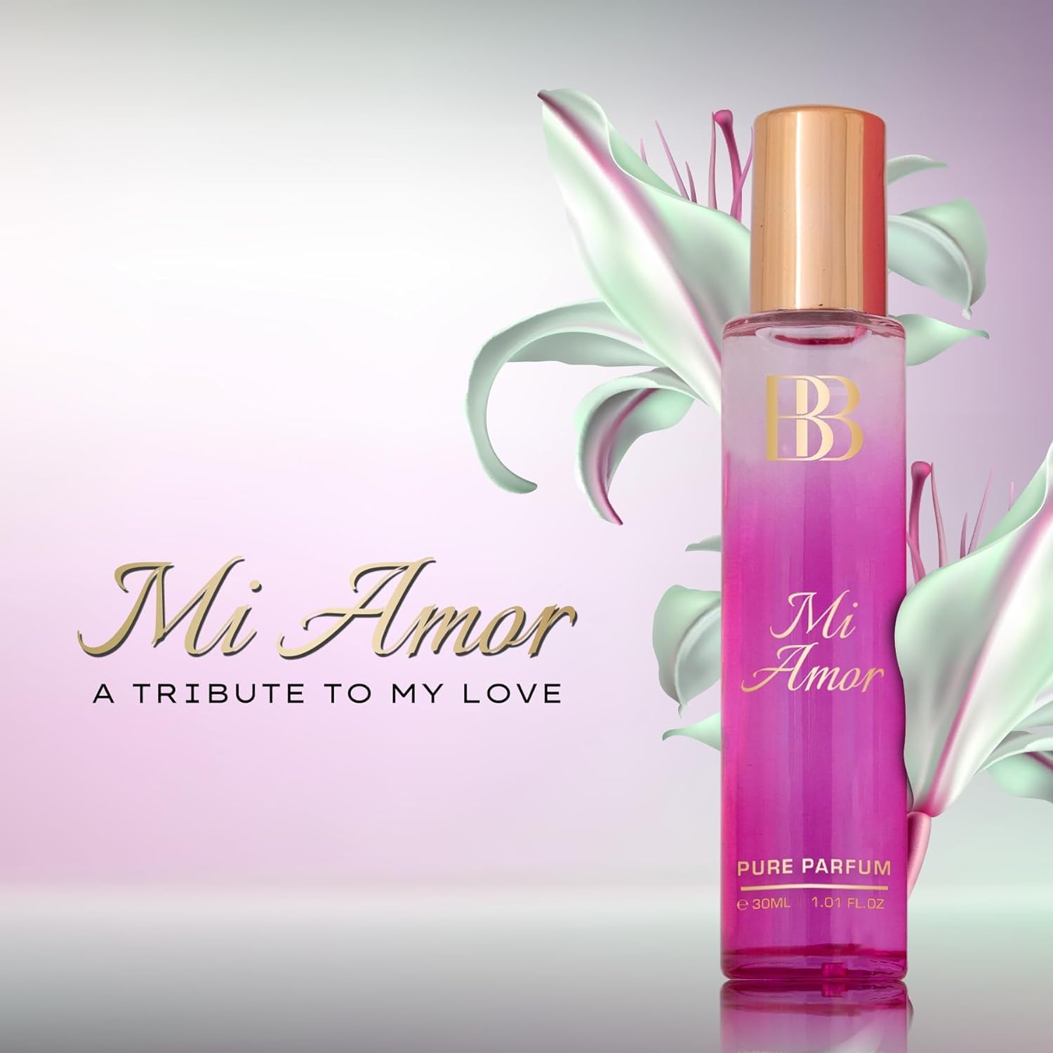 Mi Amor Women's Perfume - Long Lasting Floral Fragrance (12 Hours) 30ml Eau de Parfum - Romantic Date Night & Special Occasion Perfume for Her