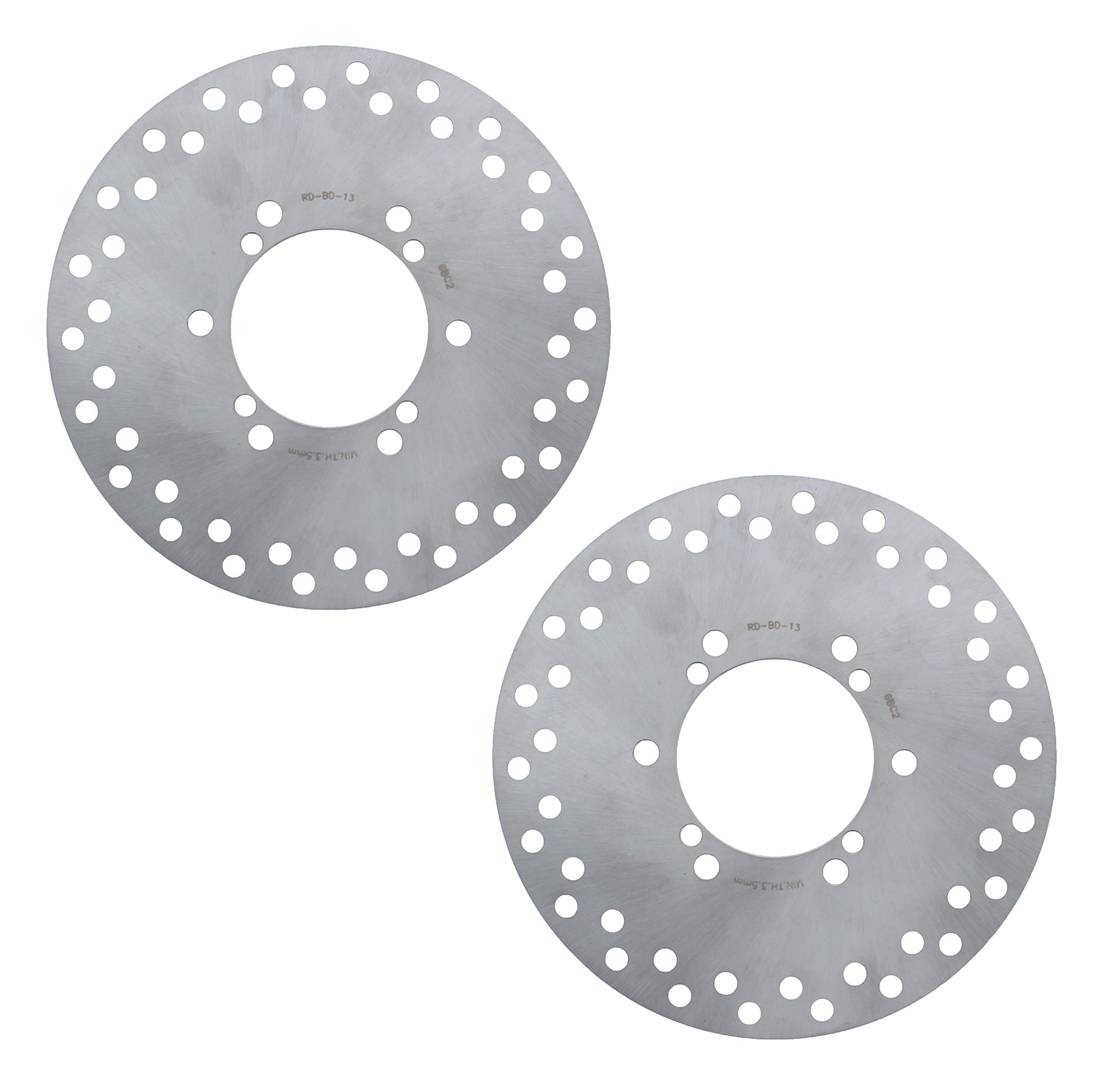 1996-1998 Polaris 500 Sportsman ATV Front Brake Rotors & Brake Pads Kit - OEM Replacement for Off-Road, Trail Riding & Hunting Adventures