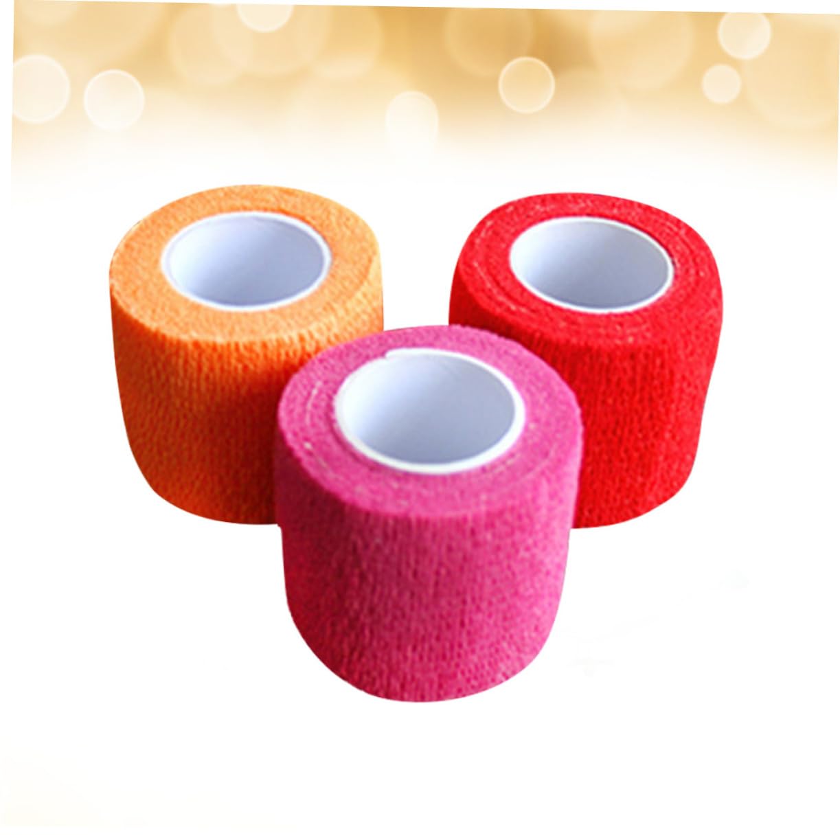 BESPORTBLE 3 Rolls Sports Tape - Athletic Kinesiology Tape for Injury Support & Pain Relief - Waterproof & Breathable for Running, Gym, Basketball & Physical Therapy