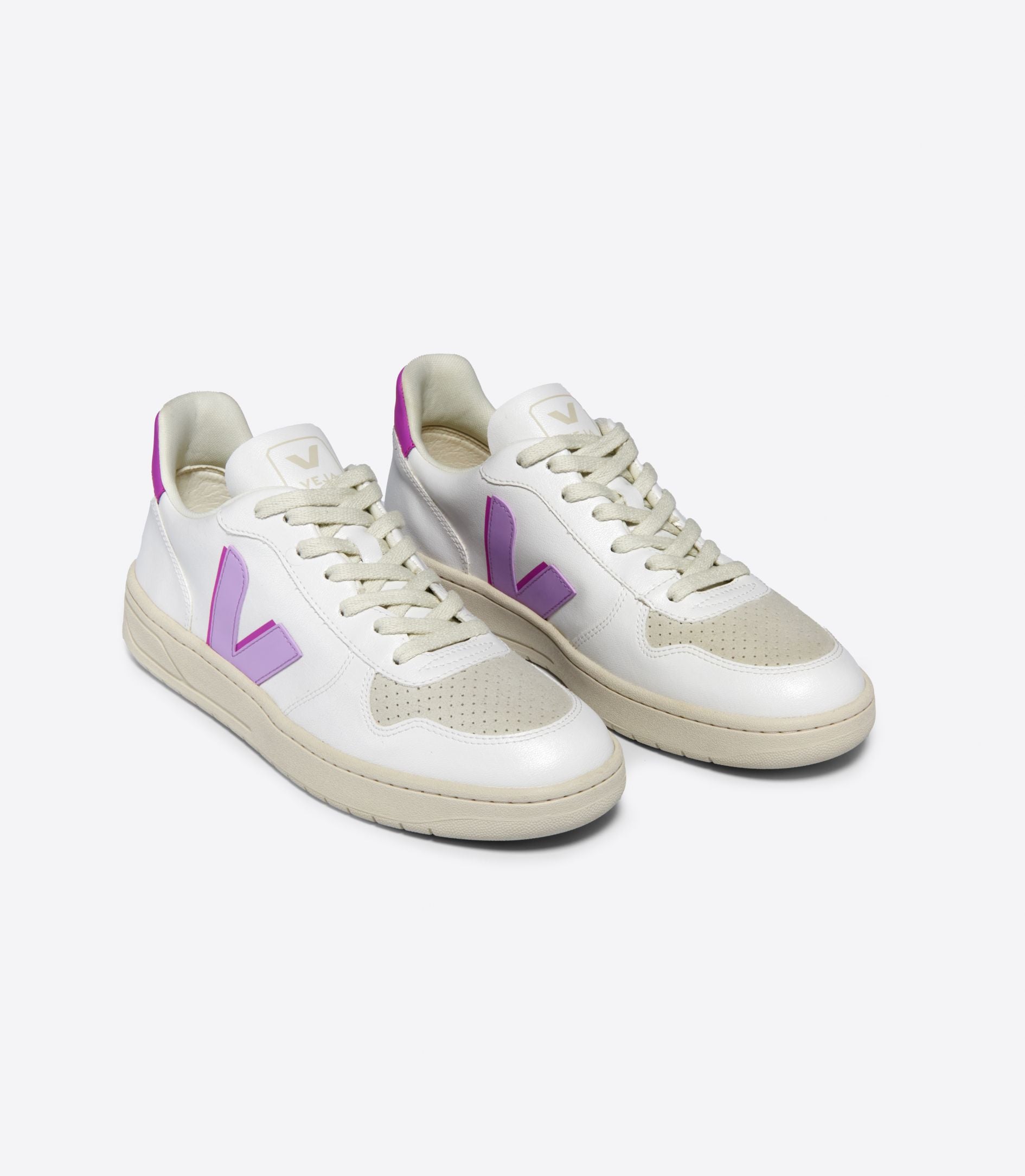 Veja Women's V-10 Sneakers in Orchid Ultraviolet - Stylish & Comfortable Vegan Shoes for Running, Walking & Everyday Wear