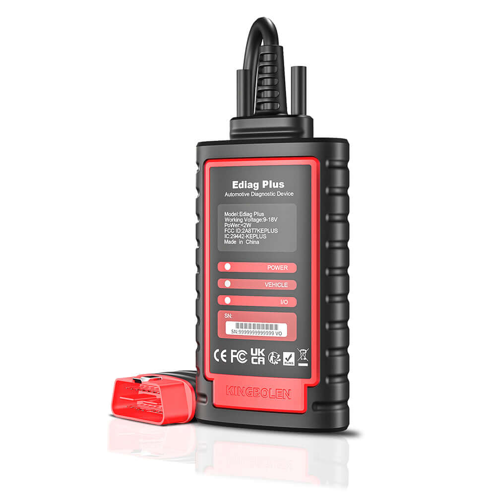 KINGBOLEN® Ediag Plus Bidirectional OBD2 Scanner - Full System ECU Coding, CAN FD Compatible for Car Diagnostics & Programming - Perfect for Mechanics & DIY Auto Repair