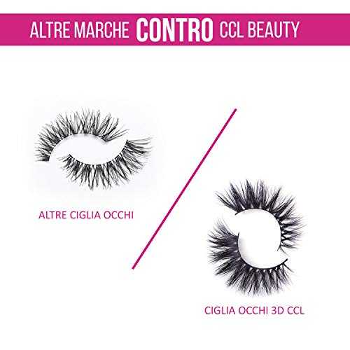 3D Silk Mink Eyelashes - Fluffy Natural Look False Eyelashes for Dramatic Volume | Perfect for Parties, Weddings & Special Occasions