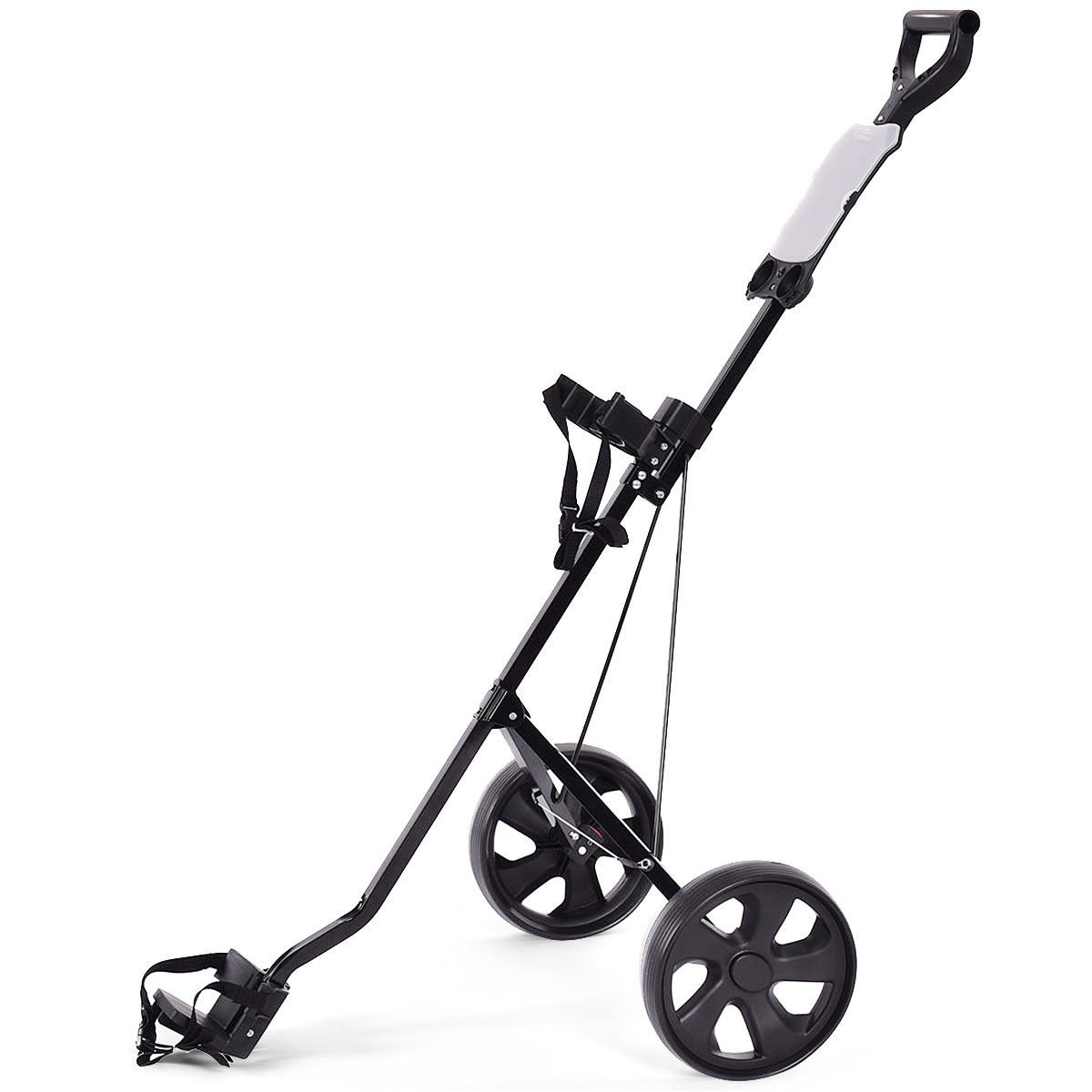 DORTALA 2 Wheel Foldable Golf Push Cart with Scoreboard - Lightweight, Easy Open/Close & Multi-Functional Golf Trolley for Men & Women | Perfect for Course Rounds, Practice Sessions & Outdoor Events