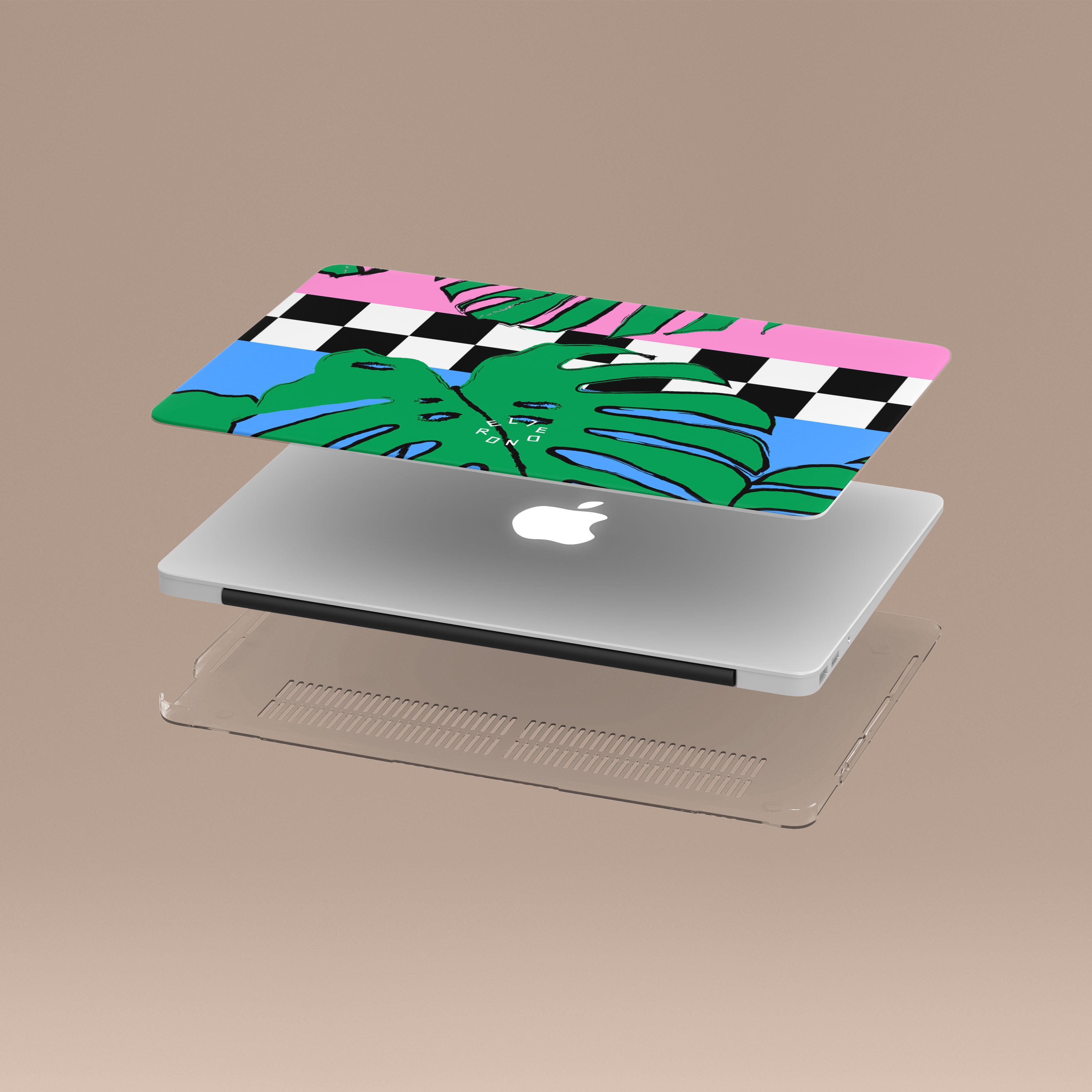 Tropical Leaves MacBook Case - Stylish Protective Cover for MacBook Air & Pro 13/15 Inch - Perfect for Work, Travel & School Accessories