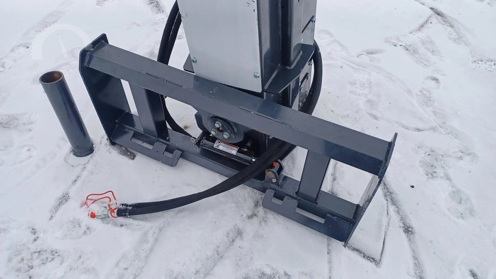 Skid Steer Post Driver Attachment - Hydraulic Quick Sledge for Fence & Sign Installation | 10 GPM Min Flow (Model CPD1284H) | Perfect for Farm, Construction & Landscaping Projects